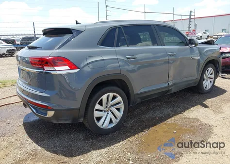 2021 Volkswagen Atlas Cross Sport 3.6L V6 Se W/Technology z USA, uszkodzony, nr VIN 1V2JE2CAXMC201493